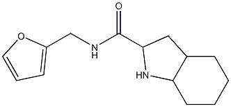 N-(2-furylmethyl)octahydro-1H-indole-2-carboxamide 구조식 이미지