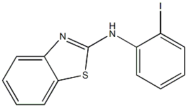 N-(2-iodophenyl)-1,3-benzothiazol-2-amine 구조식 이미지