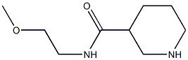 N-(2-methoxyethyl)piperidine-3-carboxamide Structure