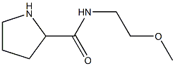 N-(2-methoxyethyl)pyrrolidine-2-carboxamide Structure