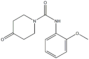 N-(2-methoxyphenyl)-4-oxopiperidine-1-carboxamide Structure