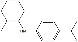 N-(2-methylcyclohexyl)-4-(propan-2-yl)aniline 구조식 이미지