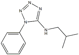 N-(2-methylpropyl)-1-phenyl-1H-1,2,3,4-tetrazol-5-amine 구조식 이미지