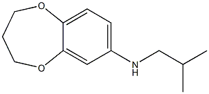 N-(2-methylpropyl)-3,4-dihydro-2H-1,5-benzodioxepin-7-amine Structure