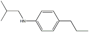 N-(2-methylpropyl)-4-propylaniline 구조식 이미지