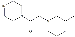 N-(2-oxo-2-piperazin-1-ylethyl)-N,N-dipropylamine Structure