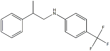 N-(2-phenylpropyl)-4-(trifluoromethyl)aniline 구조식 이미지