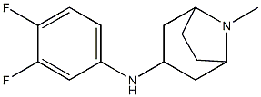 N-(3,4-difluorophenyl)-8-methyl-8-azabicyclo[3.2.1]octan-3-amine Structure