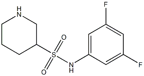 N-(3,5-difluorophenyl)piperidine-3-sulfonamide 구조식 이미지