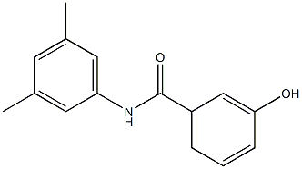 N-(3,5-dimethylphenyl)-3-hydroxybenzamide 구조식 이미지