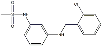 N-(3-{[(2-chlorophenyl)methyl]amino}phenyl)methanesulfonamide Structure