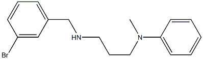 N-(3-{[(3-bromophenyl)methyl]amino}propyl)-N-methylaniline Structure