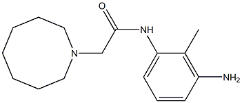N-(3-amino-2-methylphenyl)-2-(azocan-1-yl)acetamide Structure