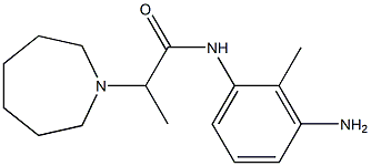 N-(3-amino-2-methylphenyl)-2-azepan-1-ylpropanamide 구조식 이미지