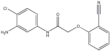 N-(3-amino-4-chlorophenyl)-2-(2-cyanophenoxy)acetamide Structure