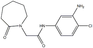 N-(3-amino-4-chlorophenyl)-2-(2-oxoazepan-1-yl)acetamide Structure