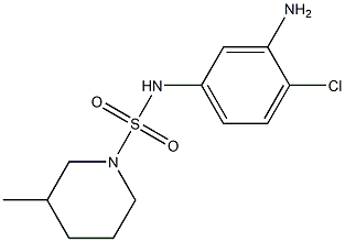 N-(3-amino-4-chlorophenyl)-3-methylpiperidine-1-sulfonamide Structure