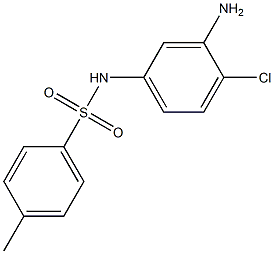 N-(3-amino-4-chlorophenyl)-4-methylbenzenesulfonamide 구조식 이미지