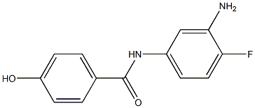 N-(3-amino-4-fluorophenyl)-4-hydroxybenzamide Structure