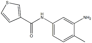 N-(3-amino-4-methylphenyl)thiophene-3-carboxamide Structure