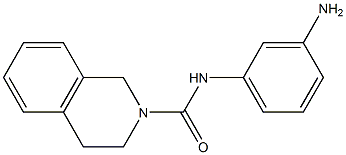N-(3-aminophenyl)-1,2,3,4-tetrahydroisoquinoline-2-carboxamide Structure