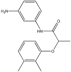 N-(3-aminophenyl)-2-(2,3-dimethylphenoxy)propanamide 구조식 이미지