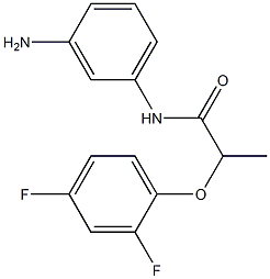 N-(3-aminophenyl)-2-(2,4-difluorophenoxy)propanamide Structure