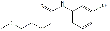 N-(3-aminophenyl)-2-(2-methoxyethoxy)acetamide 구조식 이미지