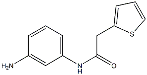 N-(3-aminophenyl)-2-thien-2-ylacetamide 구조식 이미지