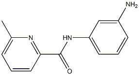 N-(3-aminophenyl)-6-methylpyridine-2-carboxamide 구조식 이미지