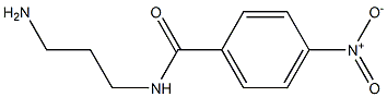 N-(3-aminopropyl)-4-nitrobenzamide 구조식 이미지