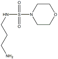 N-(3-aminopropyl)morpholine-4-sulfonamide 구조식 이미지
