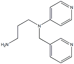 N-(3-aminopropyl)-N-(pyridin-3-ylmethyl)pyridin-4-amine Structure