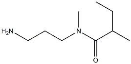 N-(3-aminopropyl)-N,2-dimethylbutanamide 구조식 이미지