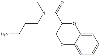 N-(3-aminopropyl)-N-methyl-2,3-dihydro-1,4-benzodioxine-2-carboxamide Structure