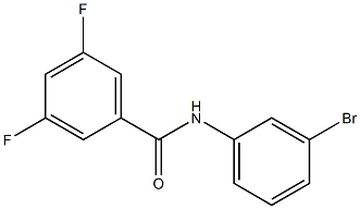 N-(3-bromophenyl)-3,5-difluorobenzamide 구조식 이미지