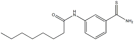 N-(3-carbamothioylphenyl)octanamide 구조식 이미지