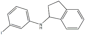N-(3-iodophenyl)-2,3-dihydro-1H-inden-1-amine 구조식 이미지