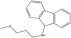 N-(3-methoxypropyl)-9H-fluoren-9-amine Structure