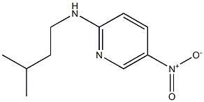 N-(3-methylbutyl)-5-nitropyridin-2-amine 구조식 이미지