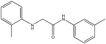 N-(3-methylphenyl)-2-[(2-methylphenyl)amino]acetamide 구조식 이미지