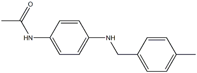 N-(4-{[(4-methylphenyl)methyl]amino}phenyl)acetamide 구조식 이미지