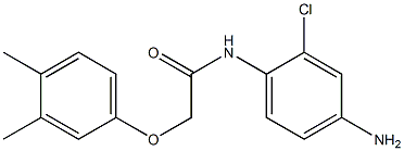 N-(4-amino-2-chlorophenyl)-2-(3,4-dimethylphenoxy)acetamide 구조식 이미지