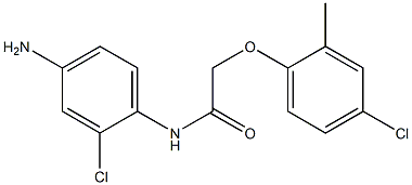 N-(4-amino-2-chlorophenyl)-2-(4-chloro-2-methylphenoxy)acetamide Structure