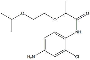 N-(4-amino-2-chlorophenyl)-2-[2-(propan-2-yloxy)ethoxy]propanamide 구조식 이미지