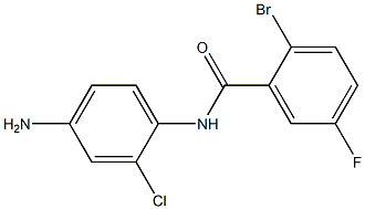 N-(4-amino-2-chlorophenyl)-2-bromo-5-fluorobenzamide Structure