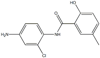 N-(4-amino-2-chlorophenyl)-2-hydroxy-5-methylbenzamide Structure