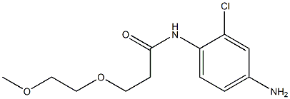 N-(4-amino-2-chlorophenyl)-3-(2-methoxyethoxy)propanamide 구조식 이미지