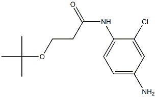 N-(4-amino-2-chlorophenyl)-3-(tert-butoxy)propanamide 구조식 이미지