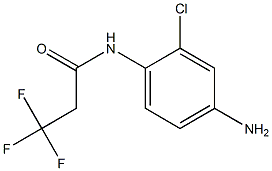 N-(4-amino-2-chlorophenyl)-3,3,3-trifluoropropanamide 구조식 이미지